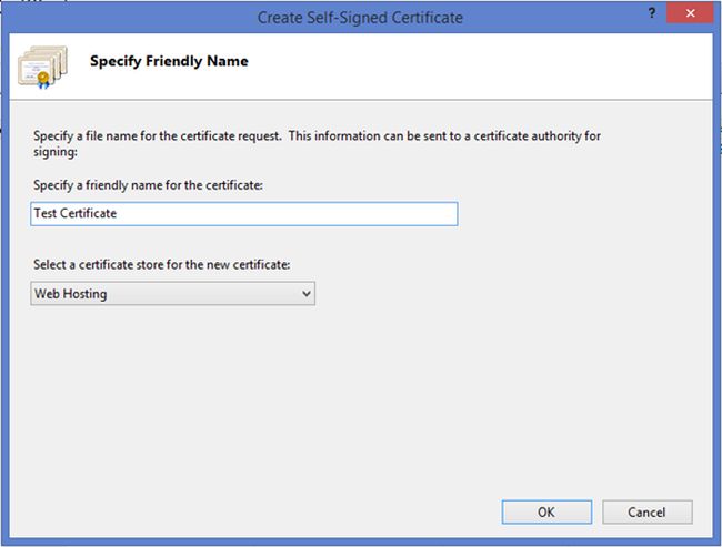 specify friendly name